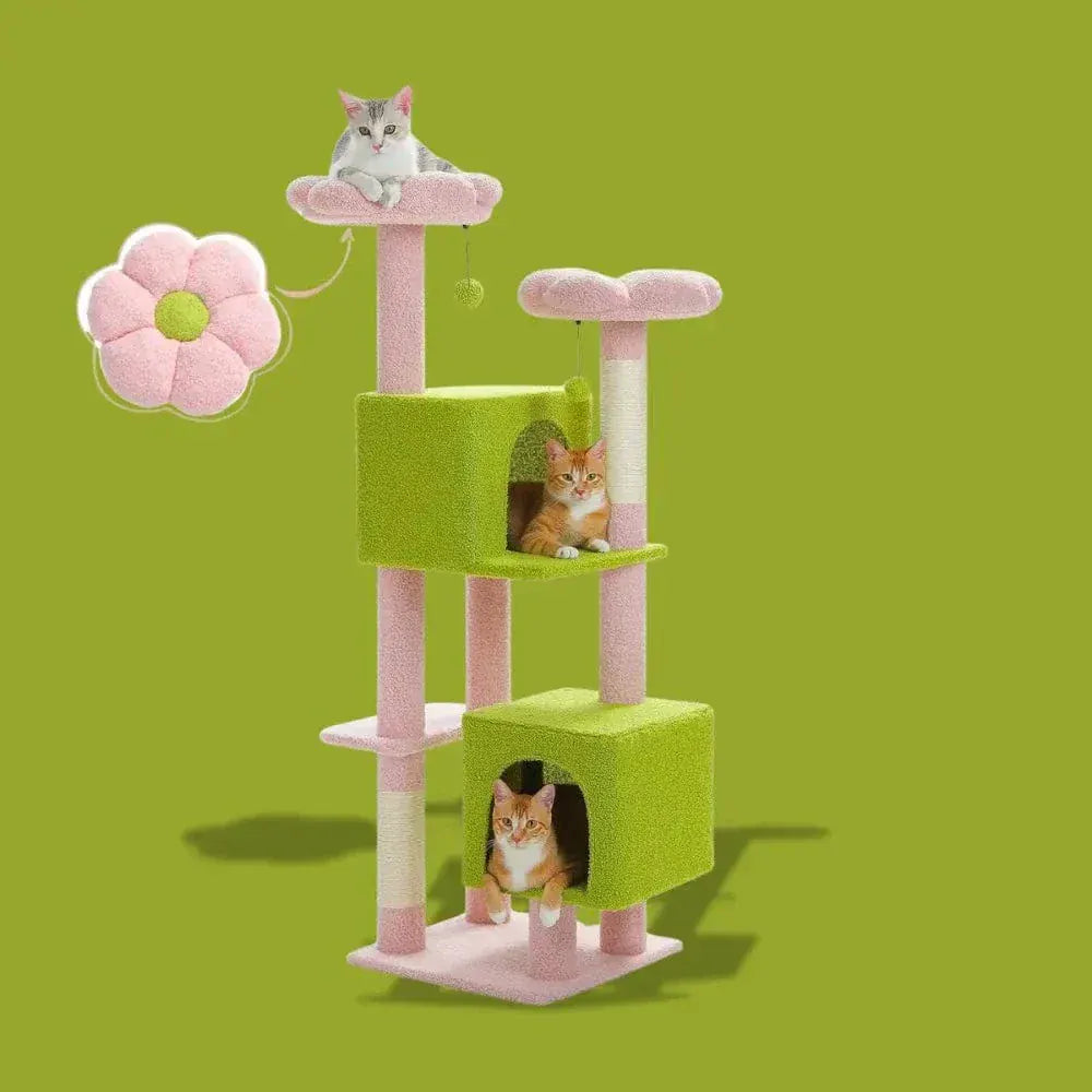 Cat tree 130 cm – stable & spacious