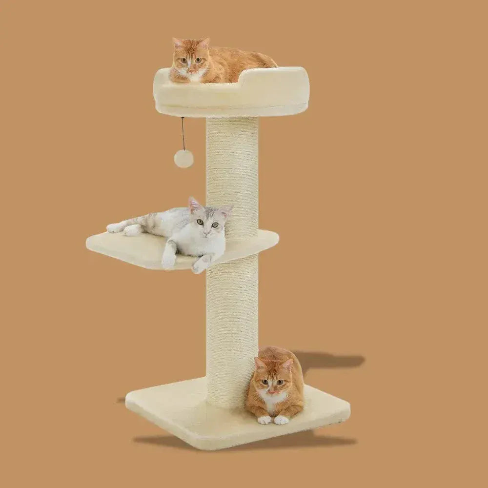 Cat tree with scratching post – anti-scratch comfort