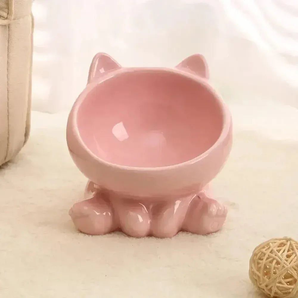 Ceramic cat bowl anti-vomiting