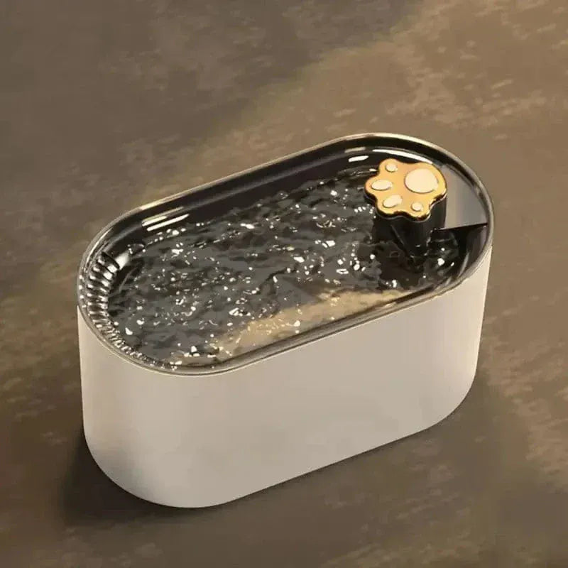 Luminous cat water fountain