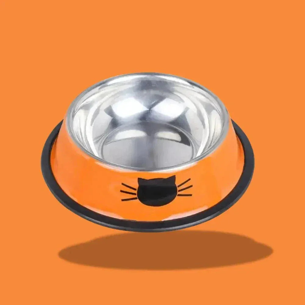 Stainless steel cat bowl