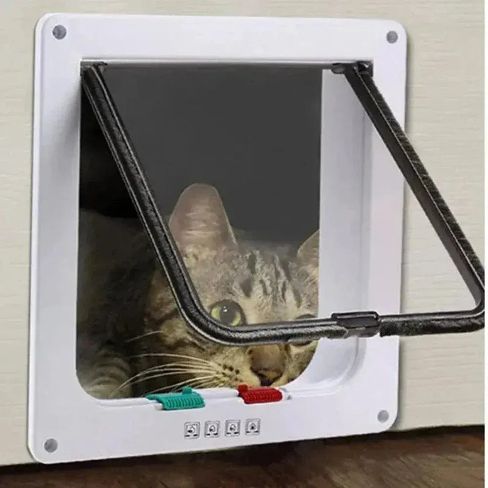 4-way cat door