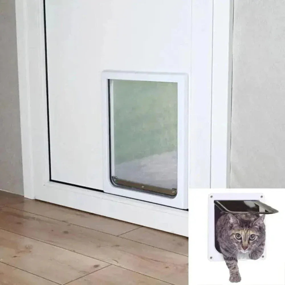 4-way cat door