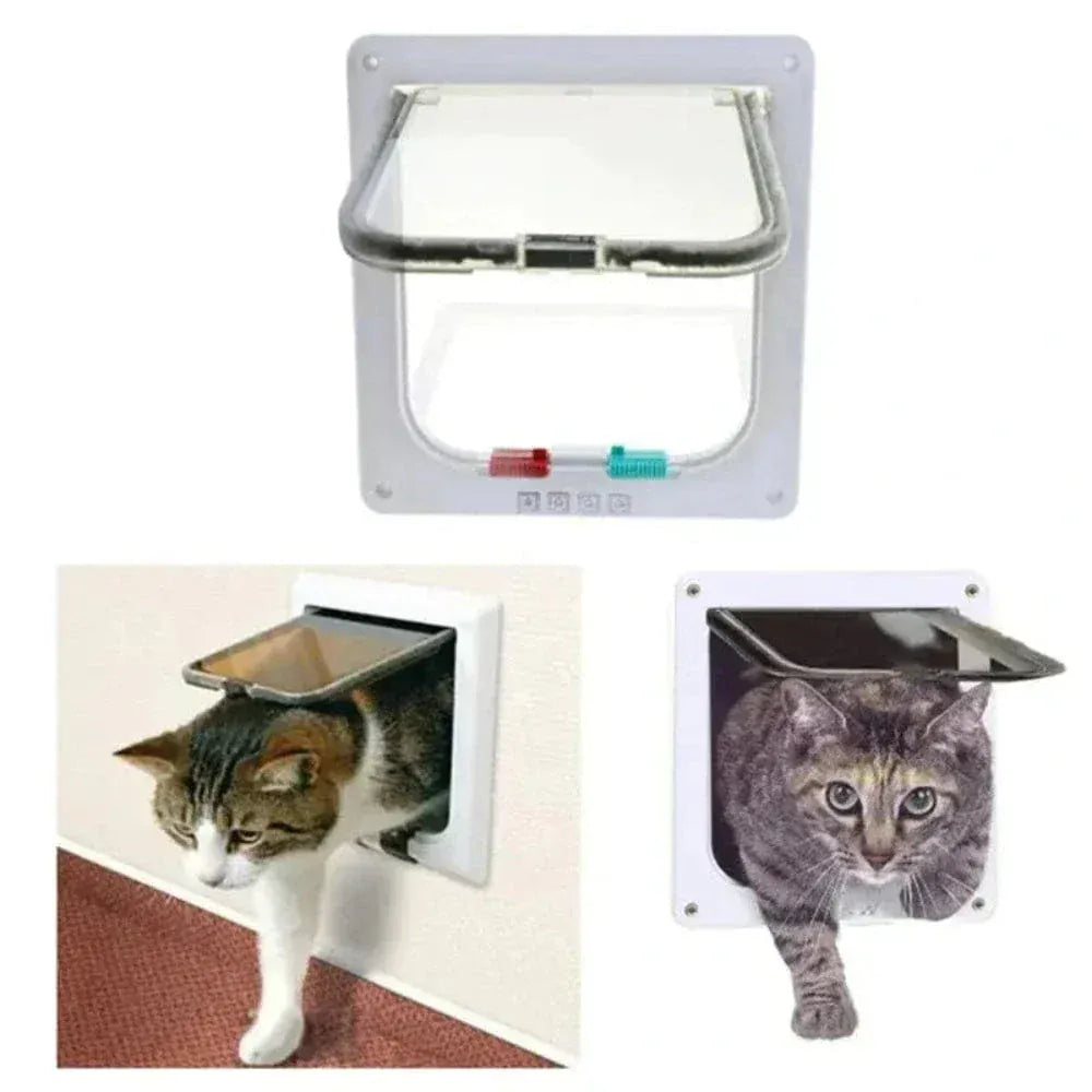 4-way cat door