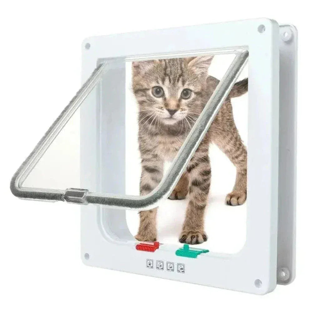 4-way cat door