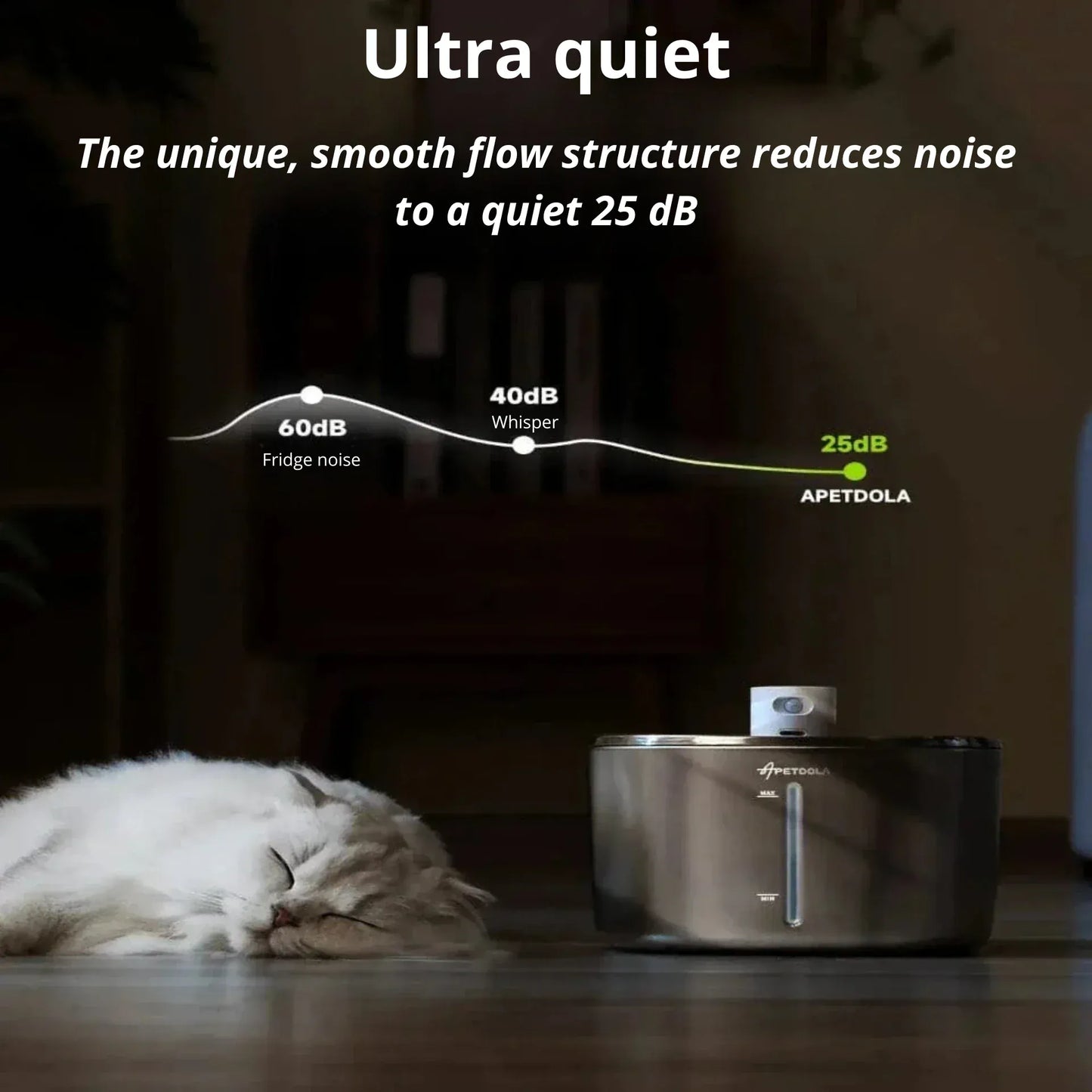 4L cat water fountain