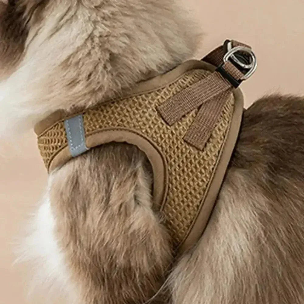 Adjustable anti-escape cat harness