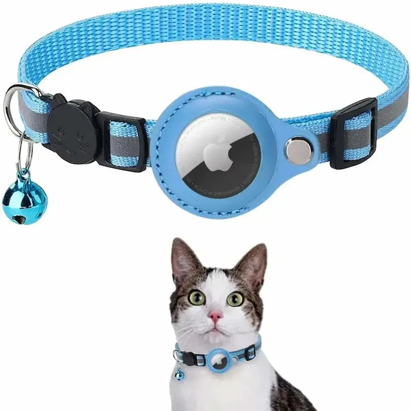 AirTag Cat Collar – Real-Time GPS Tracking
