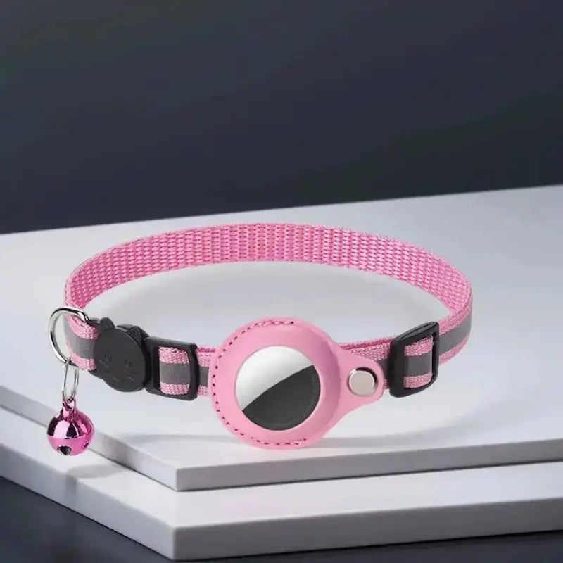 AirTag Cat Collar – Real-Time GPS Tracking