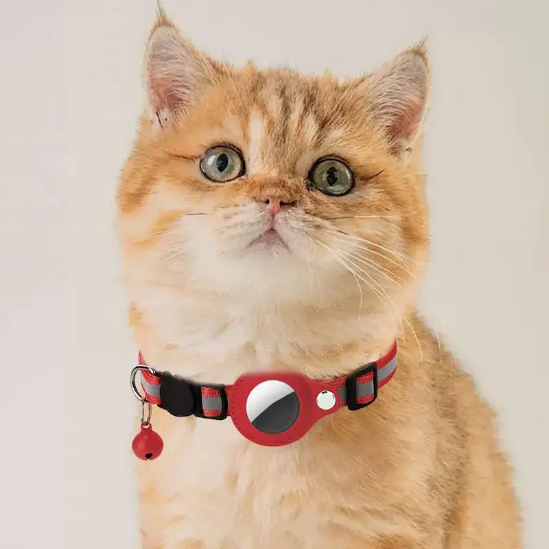 AirTag Cat Collar – Real-Time GPS Tracking
