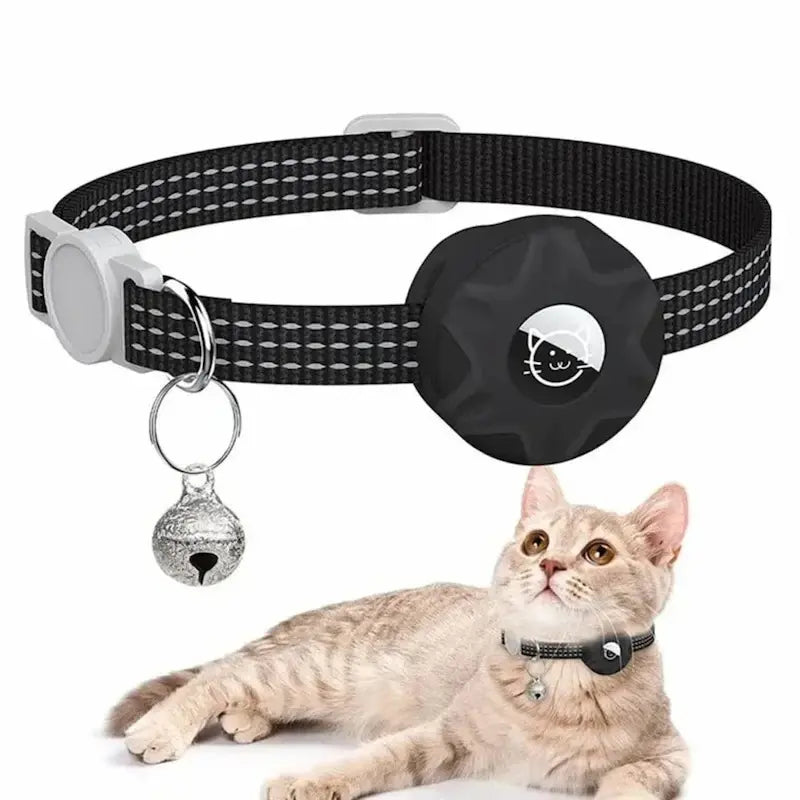 Anti-Strangulation GPS Cat Collar – AirTag Compatible