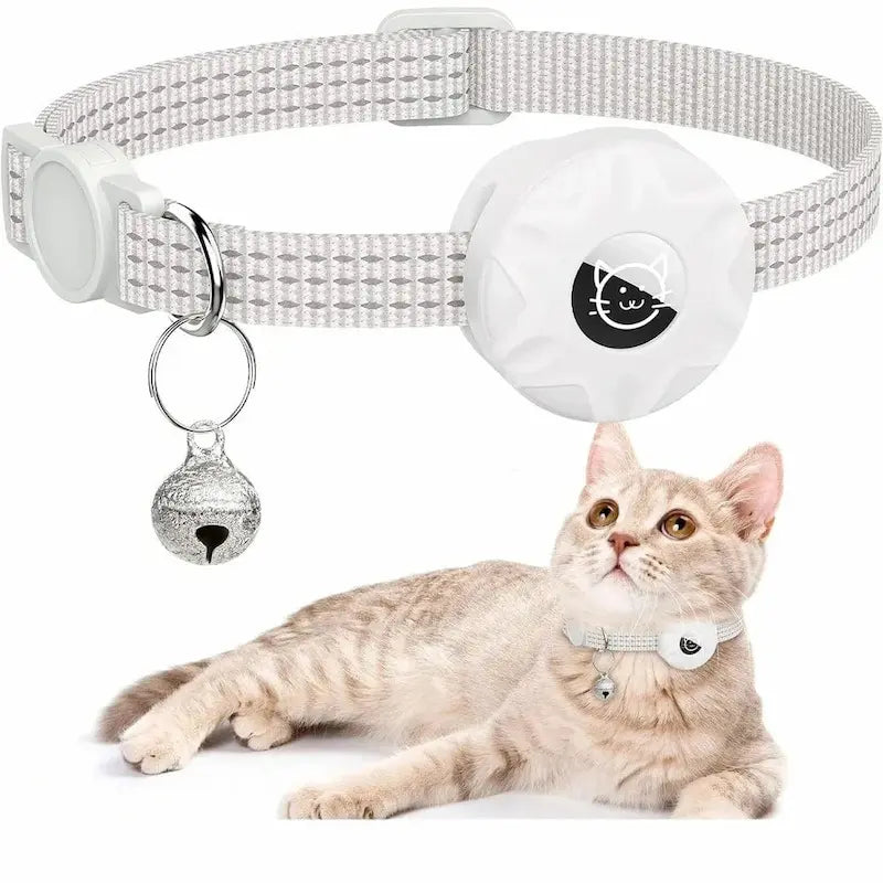 Anti-Strangulation GPS Cat Collar – AirTag Compatible