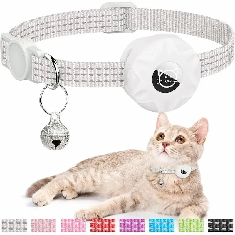 Anti-Strangulation GPS Cat Collar – AirTag Compatible