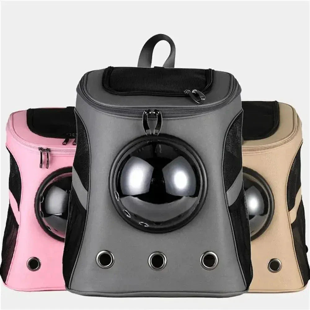 Astronaut Cat Backpack – 360° Vision & Comfort