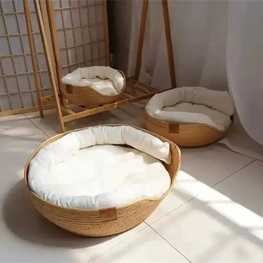 Bamboo Cat Basket