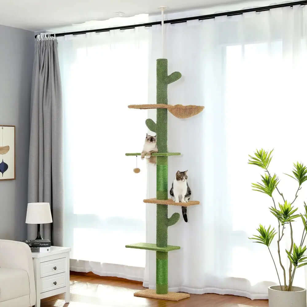 Cactus cat tree – décor & scratching post