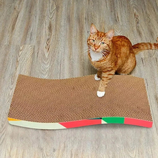 Cardboard cat scratcher