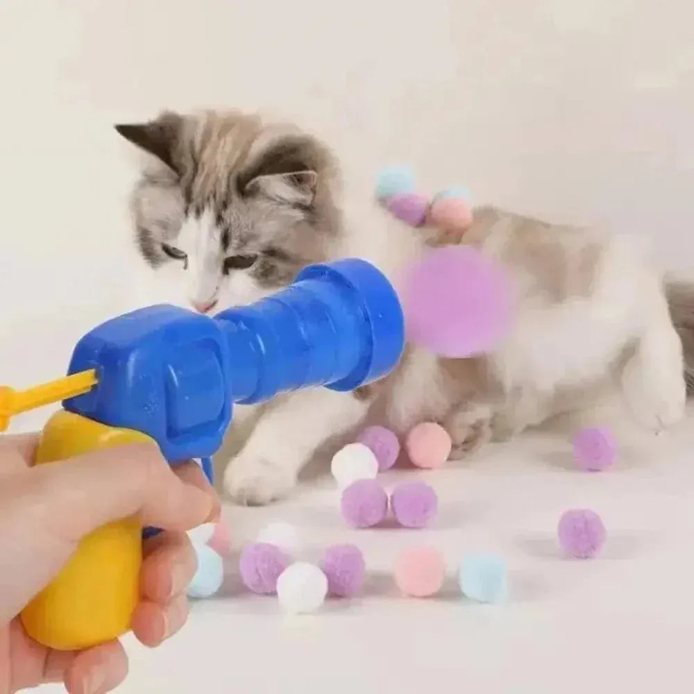 Cat ball launcher