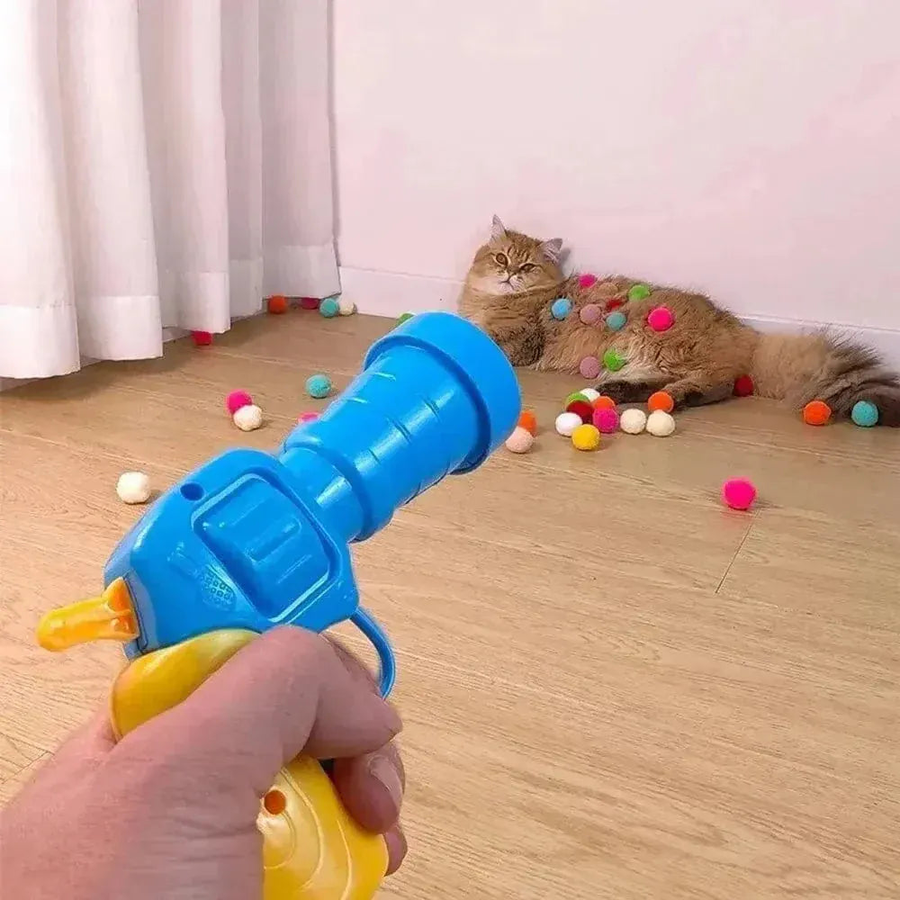 Cat ball launcher