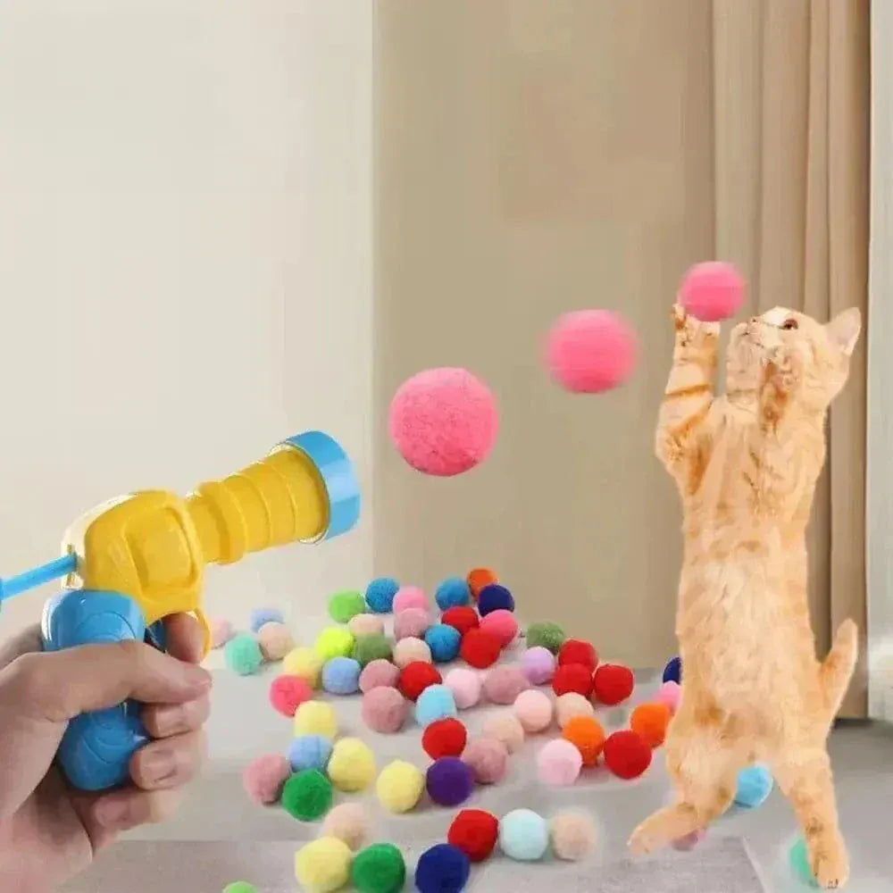 Cat ball launcher