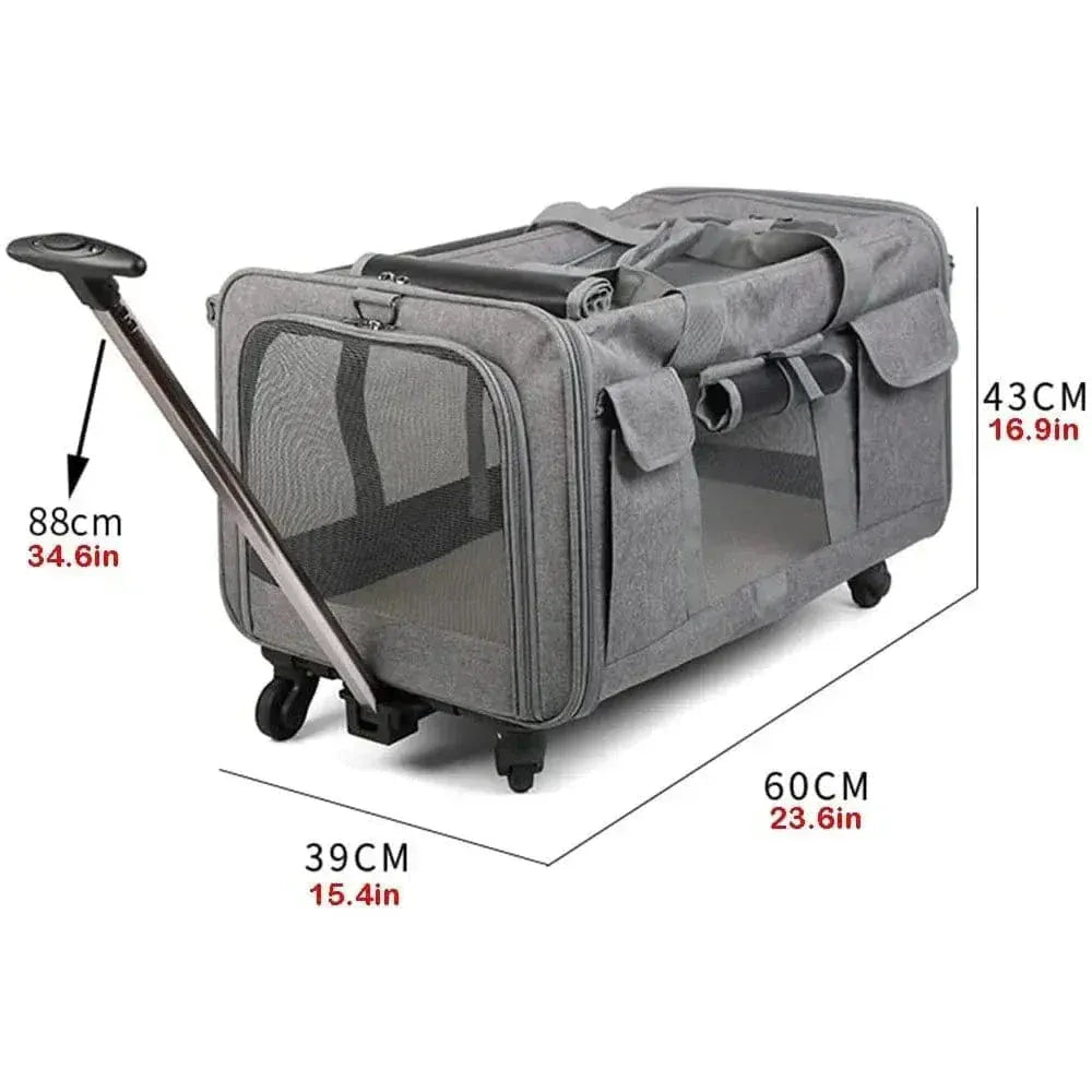 Cat Carrier with Wheels
