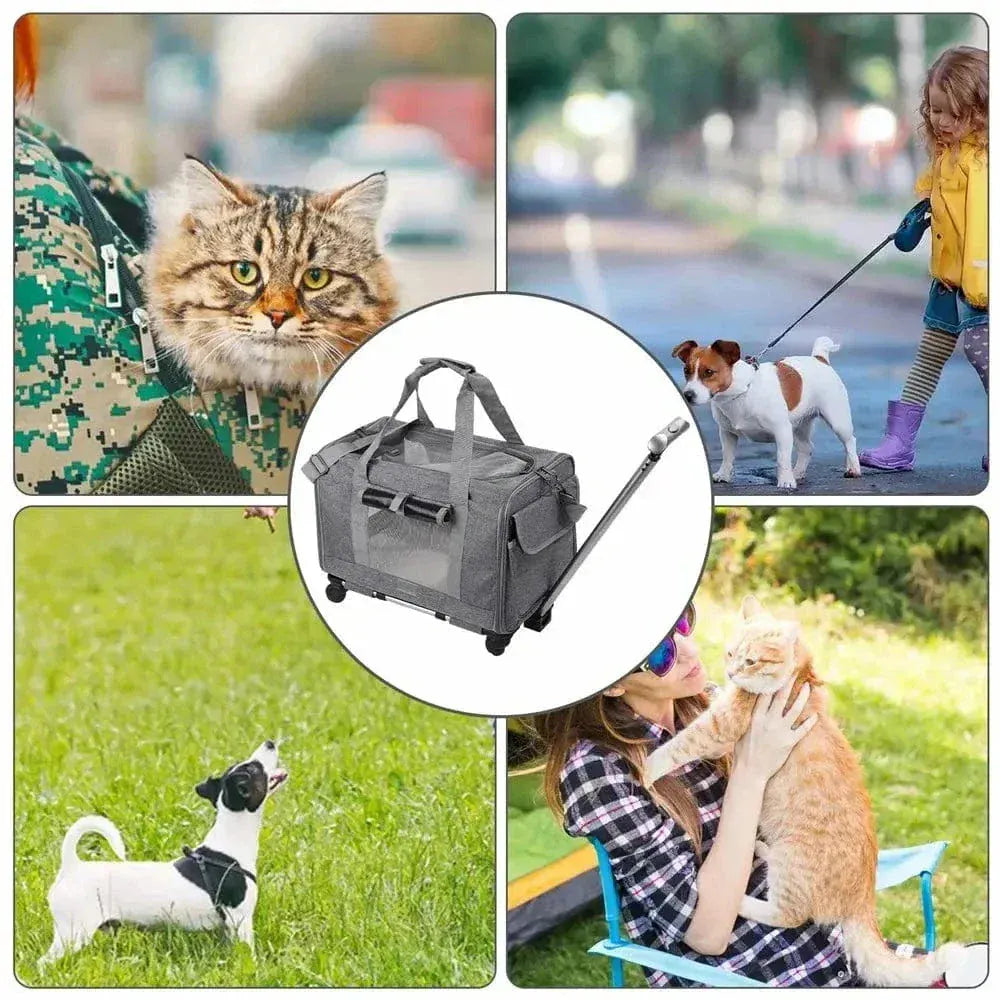 Cat Carrier with Wheels