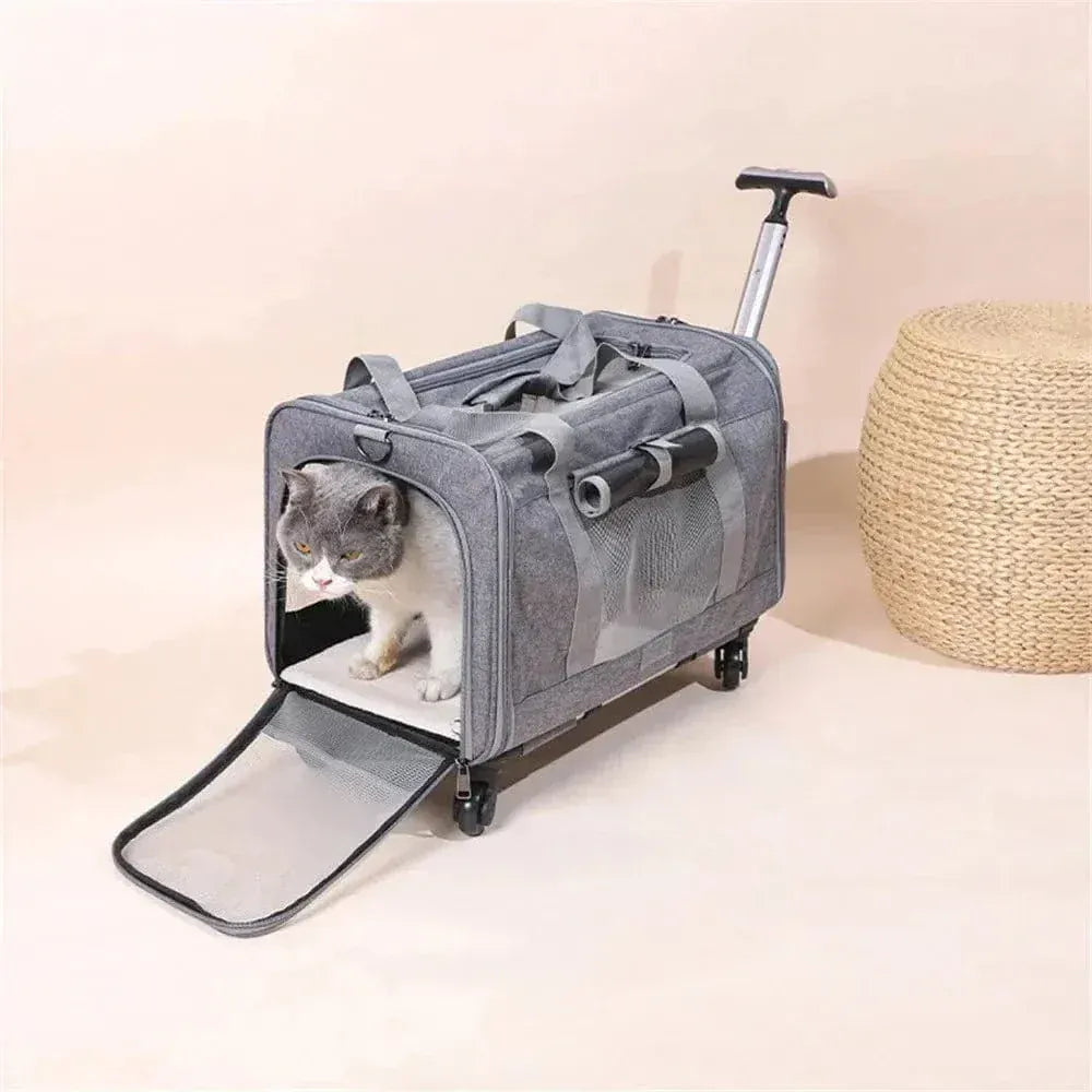 Cat Carrier with Wheels