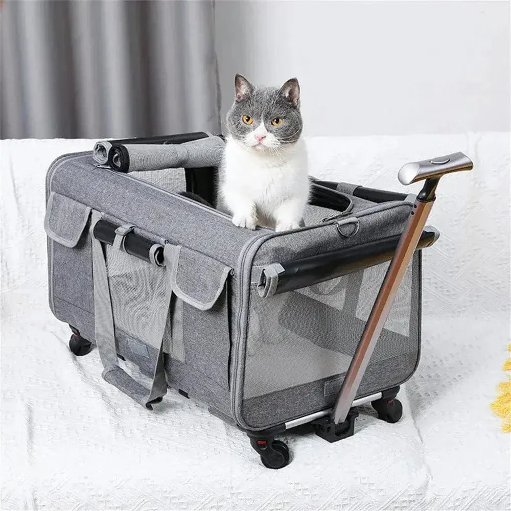 Cat Carrier with Wheels