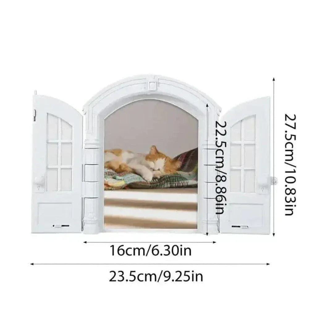 Cat door for wall
