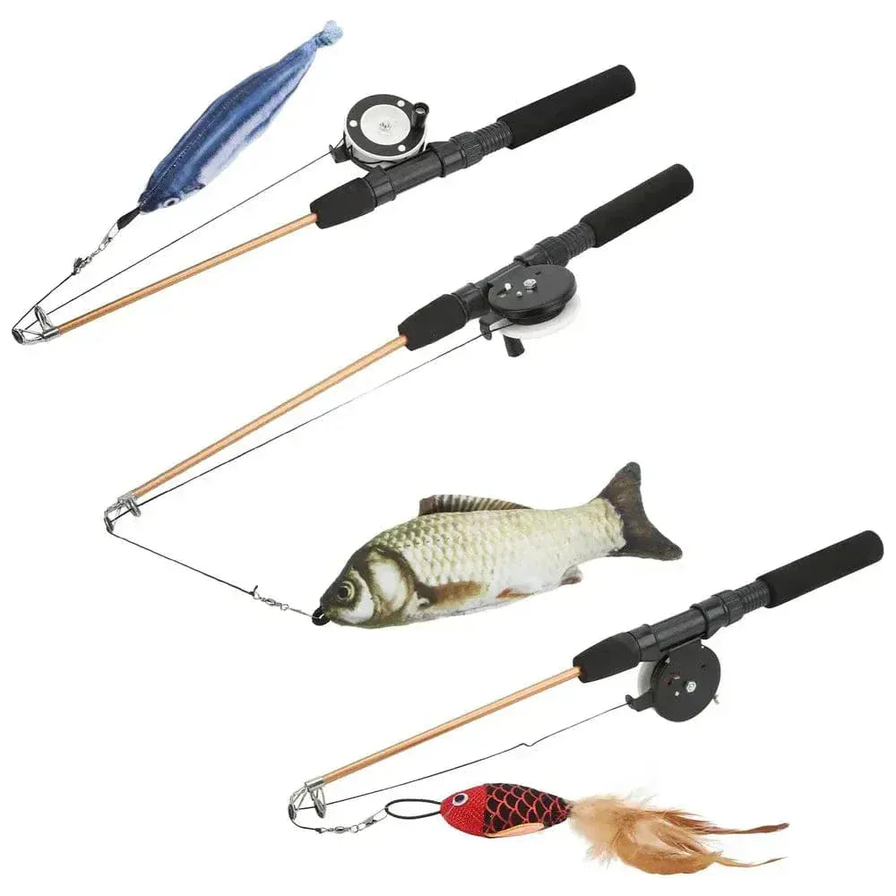 Cat Fishing Rod Toy – Interactive Fun for Your Feline