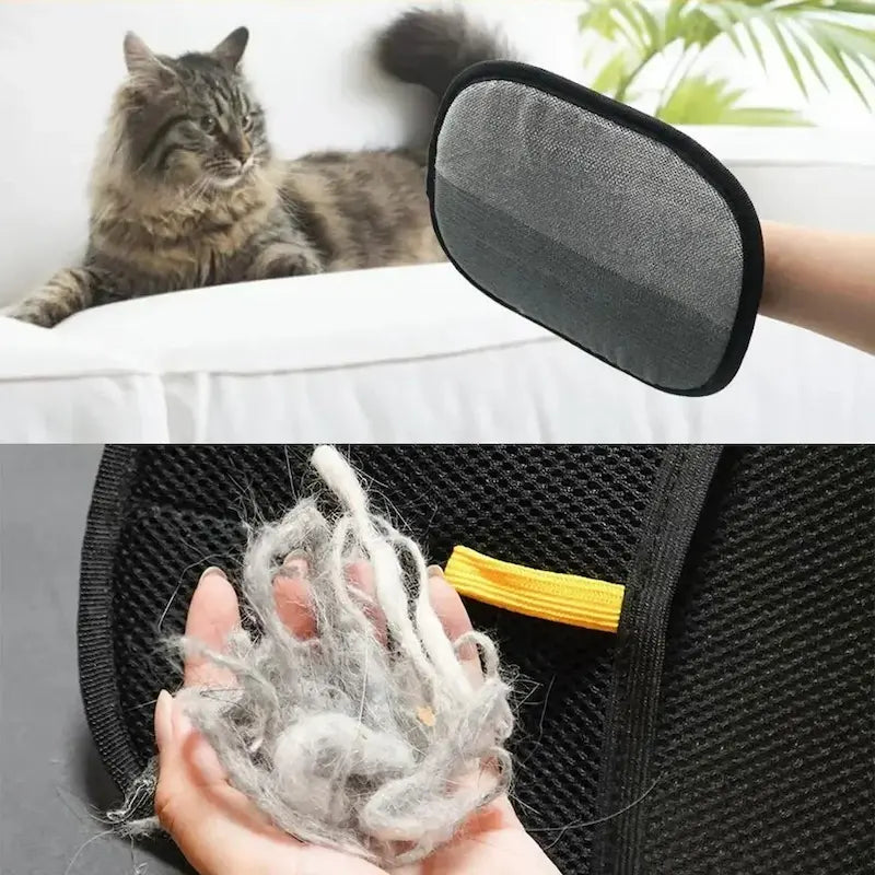 Cat grooming glove