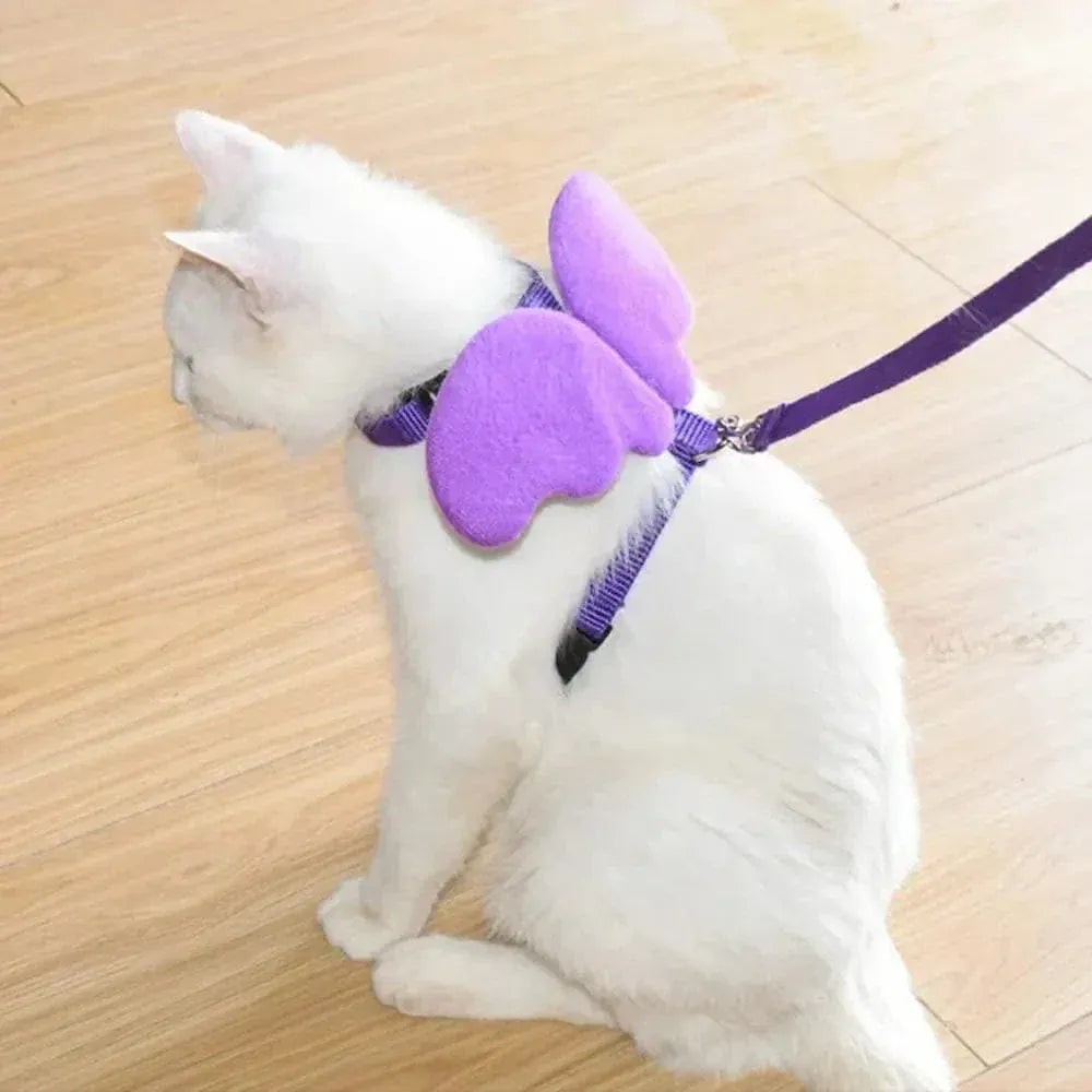 Cat harness with wings