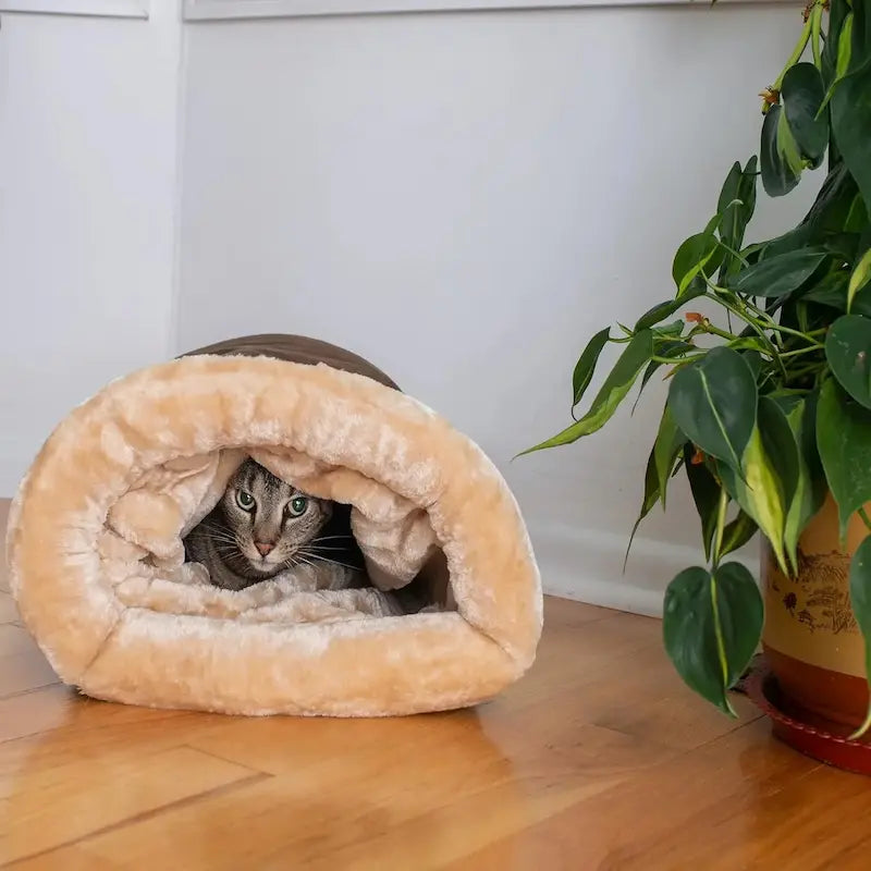 Cat sleeping nest – soft & hygienic cocoon