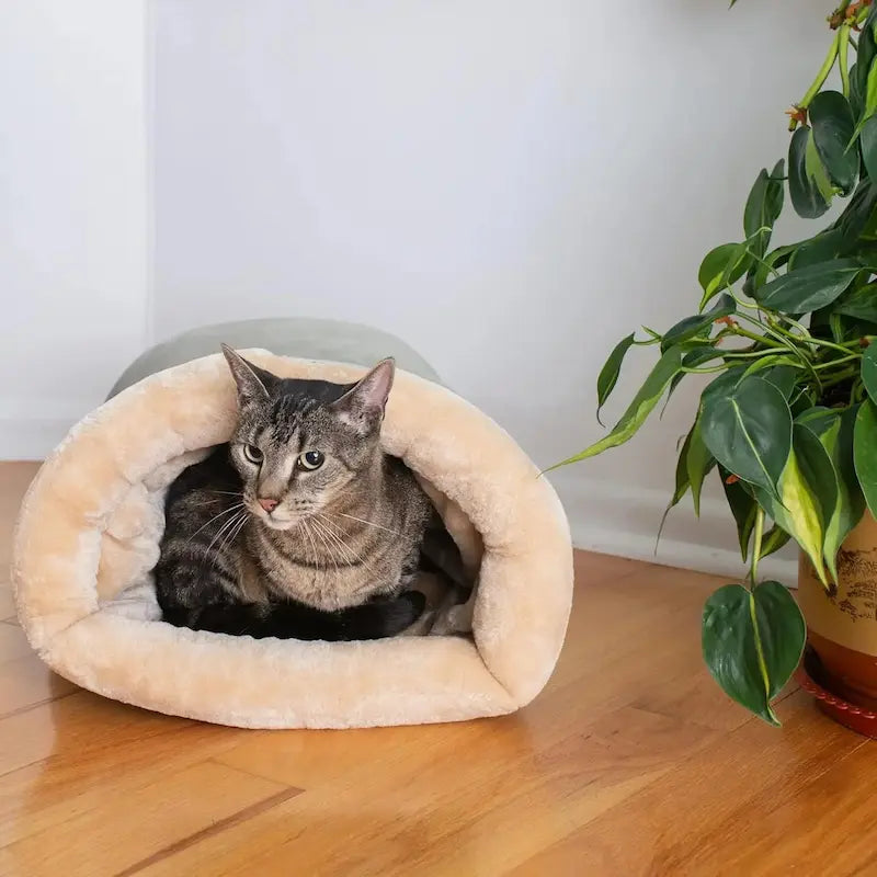 Cat sleeping nest – soft & hygienic cocoon
