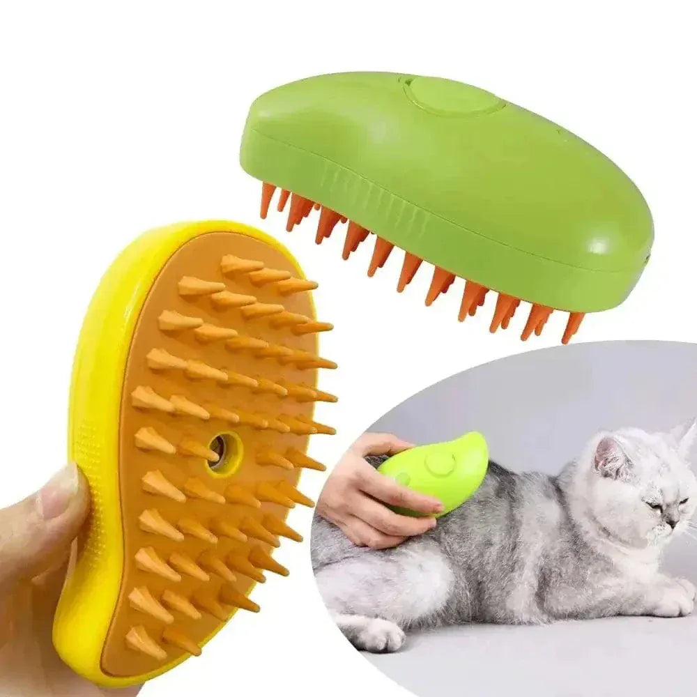 Cat steam brush