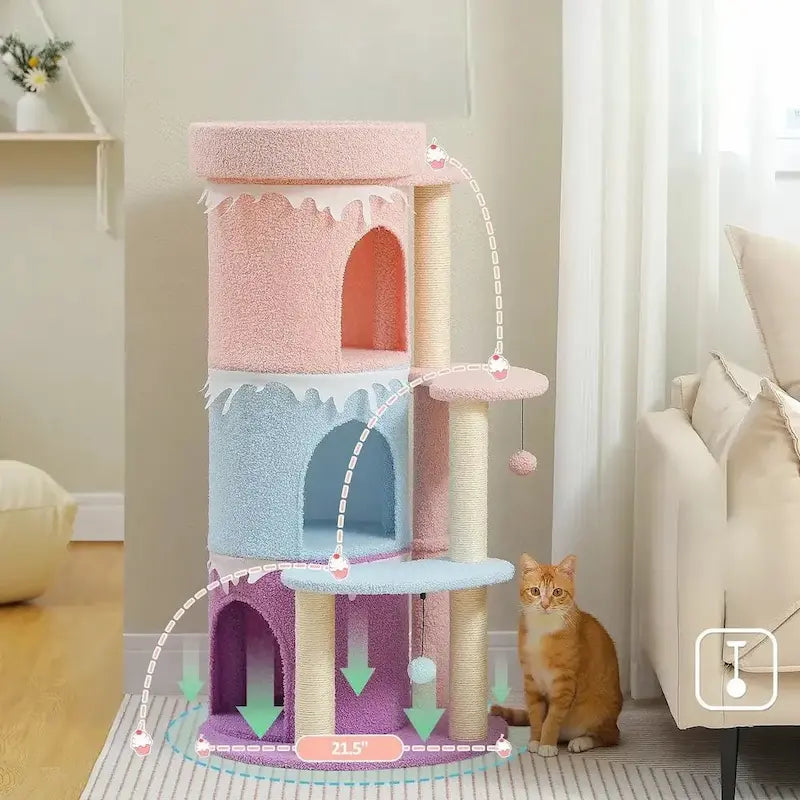 Cat tower tree – space-saving vertical playground