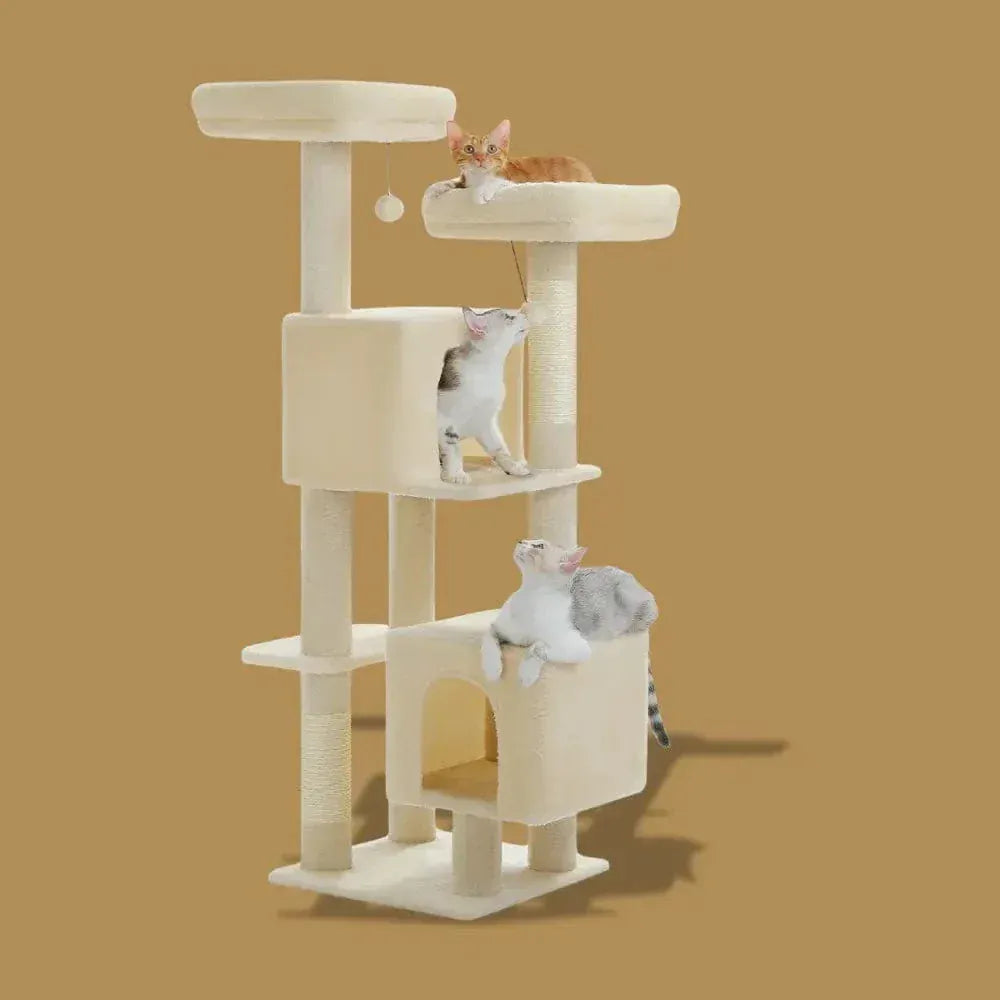 Cat tree 130 cm – stable & spacious
