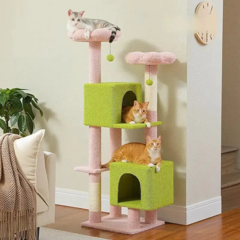 Cat tree 130 cm – stable & spacious