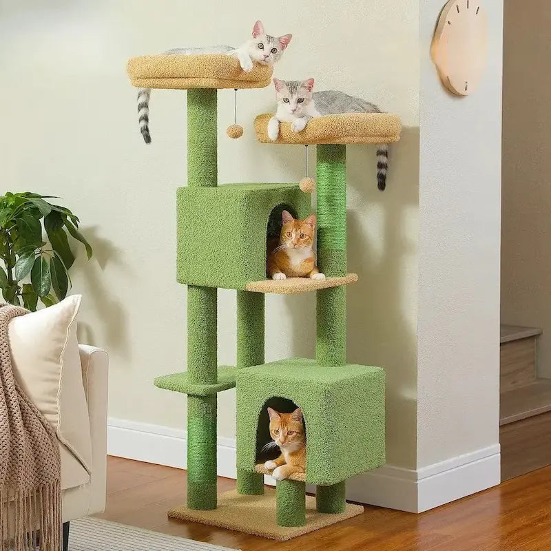 Cat tree 130 cm – stable & spacious