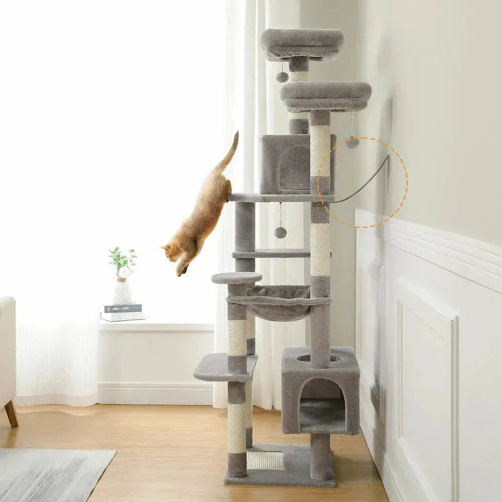 Cat tree 180 cm – XXL & ultra-stable tower