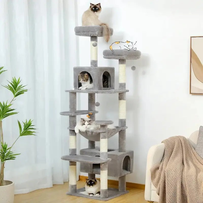 Cat tree 180 cm – XXL & ultra-stable tower