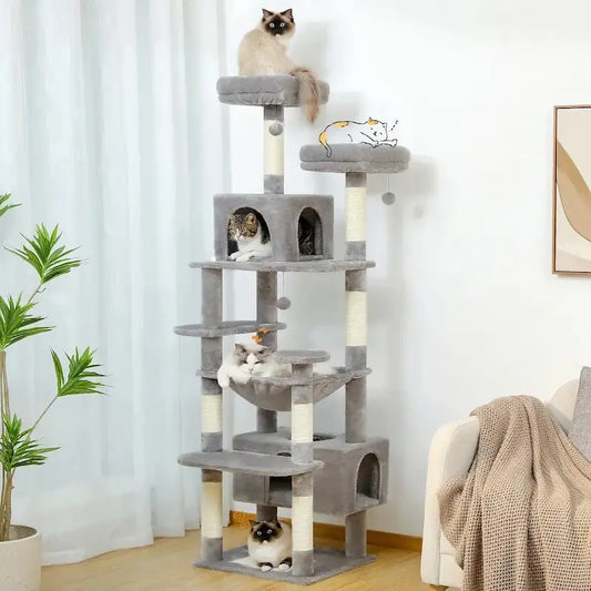 Cat tree 180 cm – XXL & ultra-stable tower