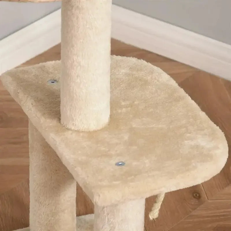 Cat tree with basket – comfort & play