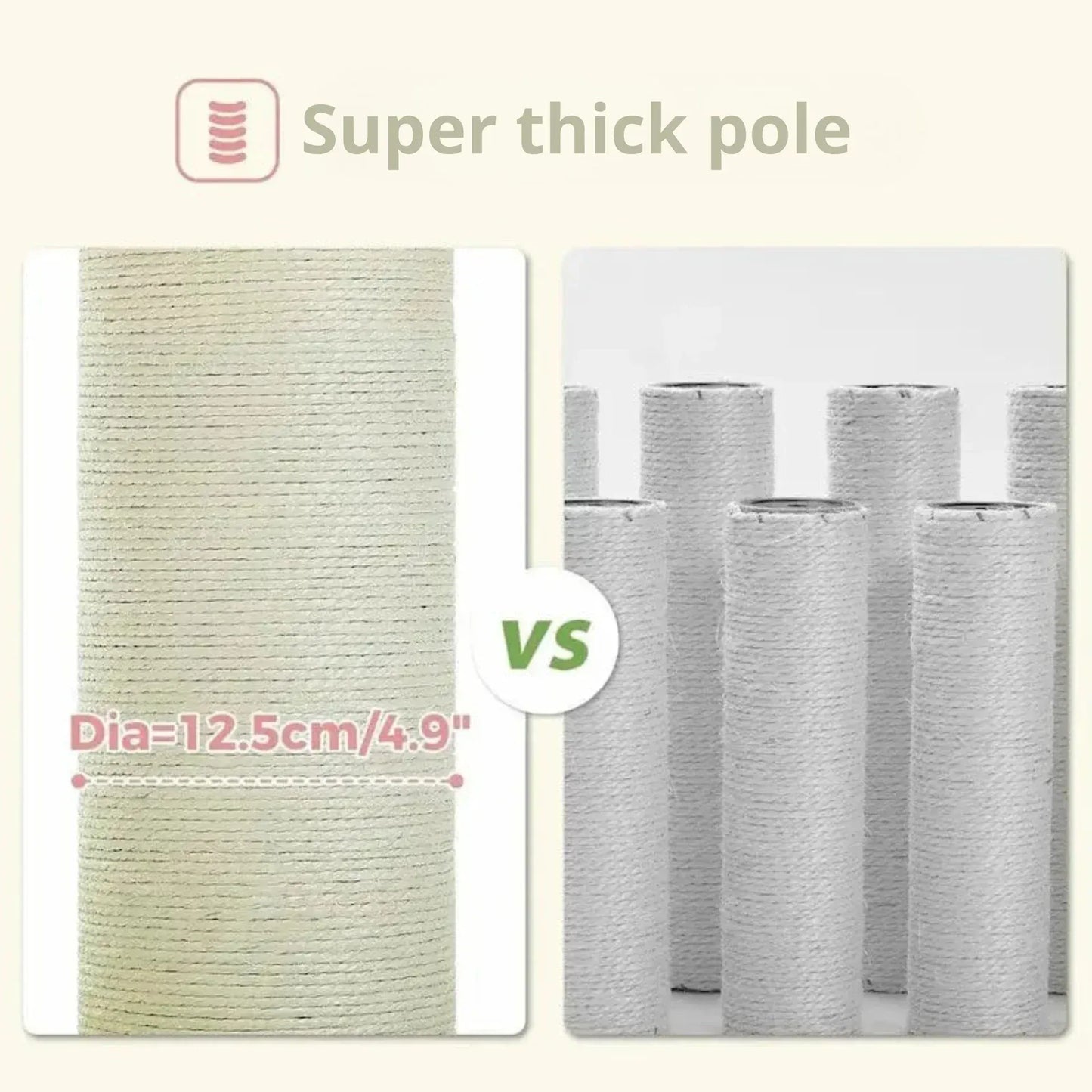 Cat tree with scratching post – anti-scratch comfort