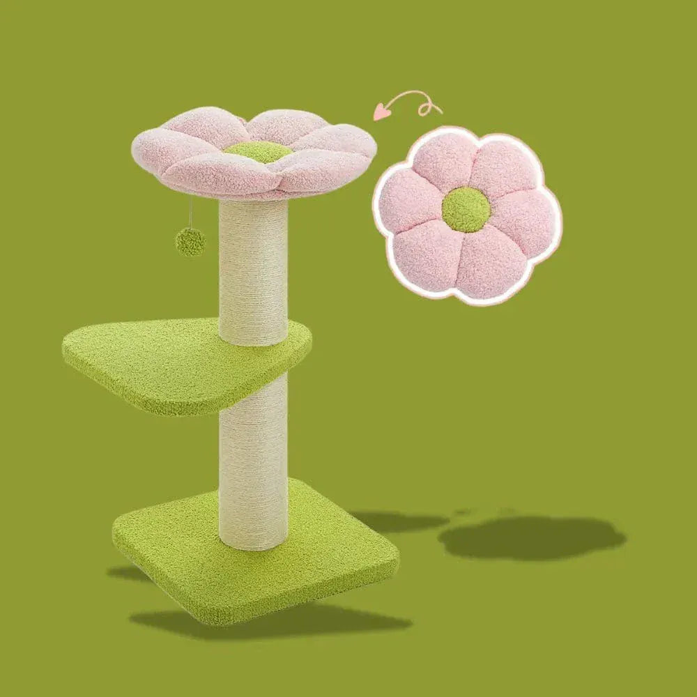 Cat tree with scratching post – anti-scratch comfort