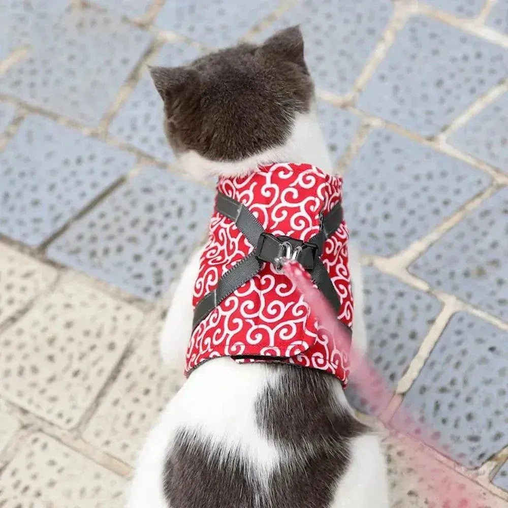 Cat vest harness