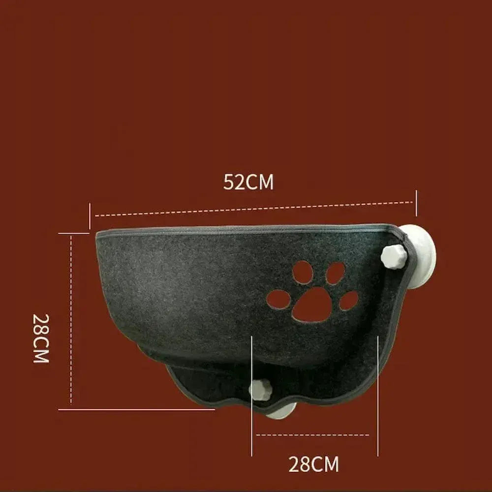 Cat window suction bed