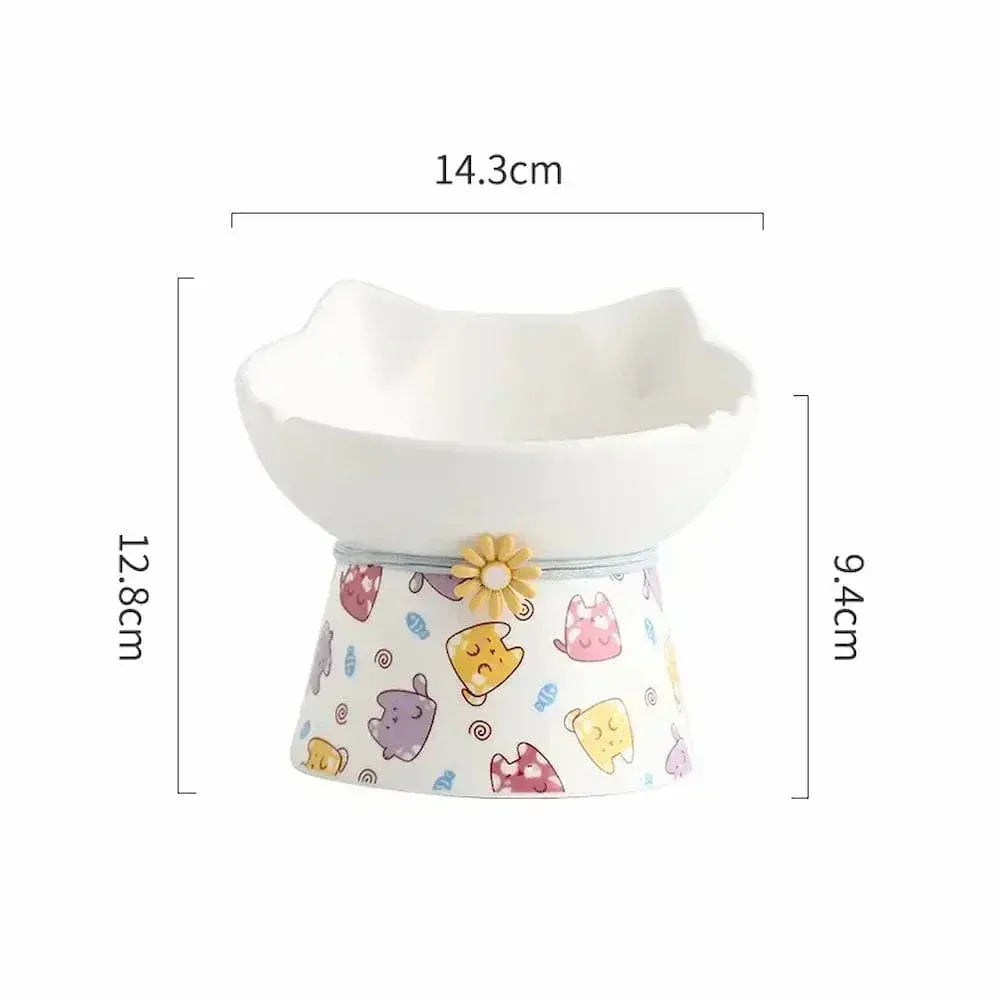 Ceramic cat bowl