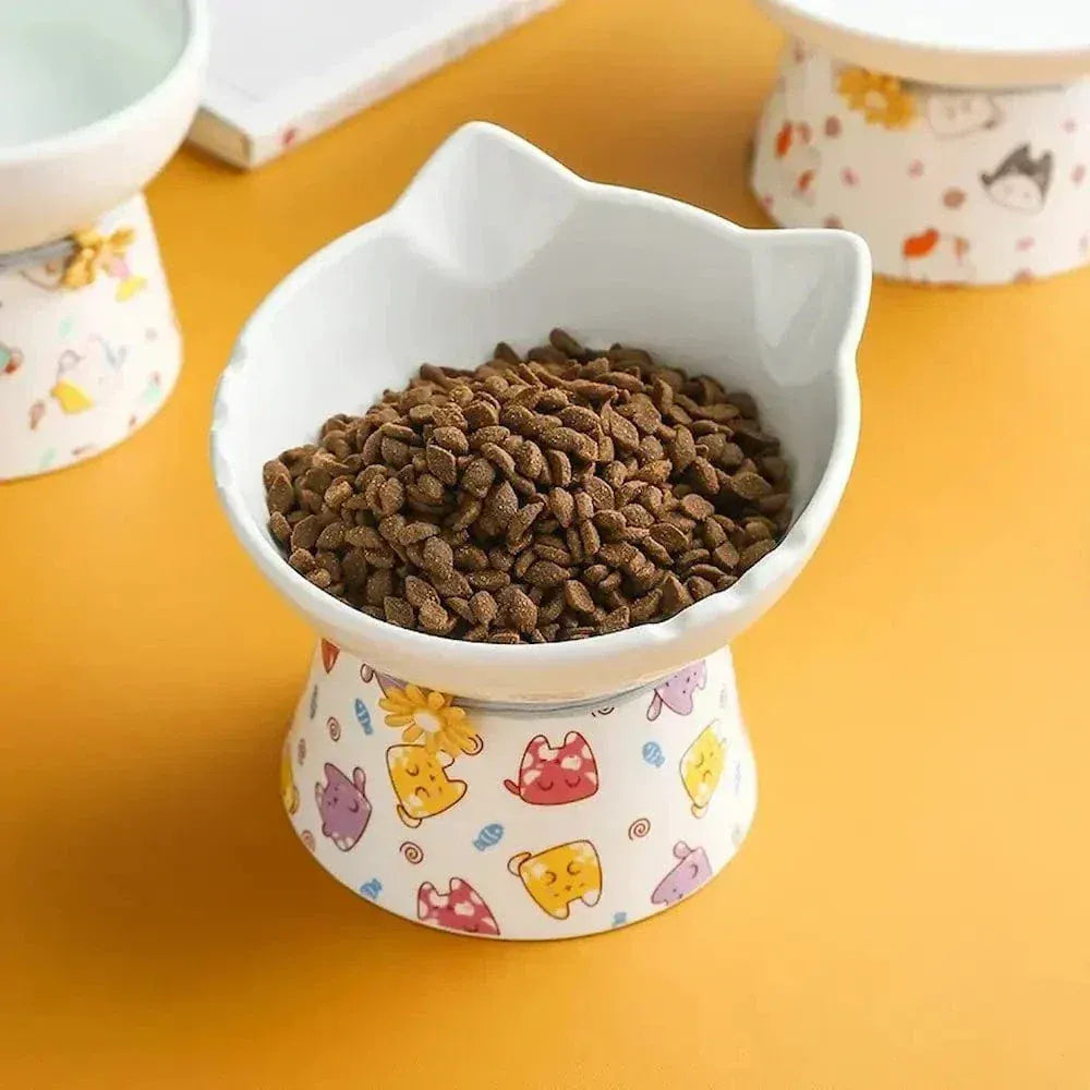 Ceramic cat bowl