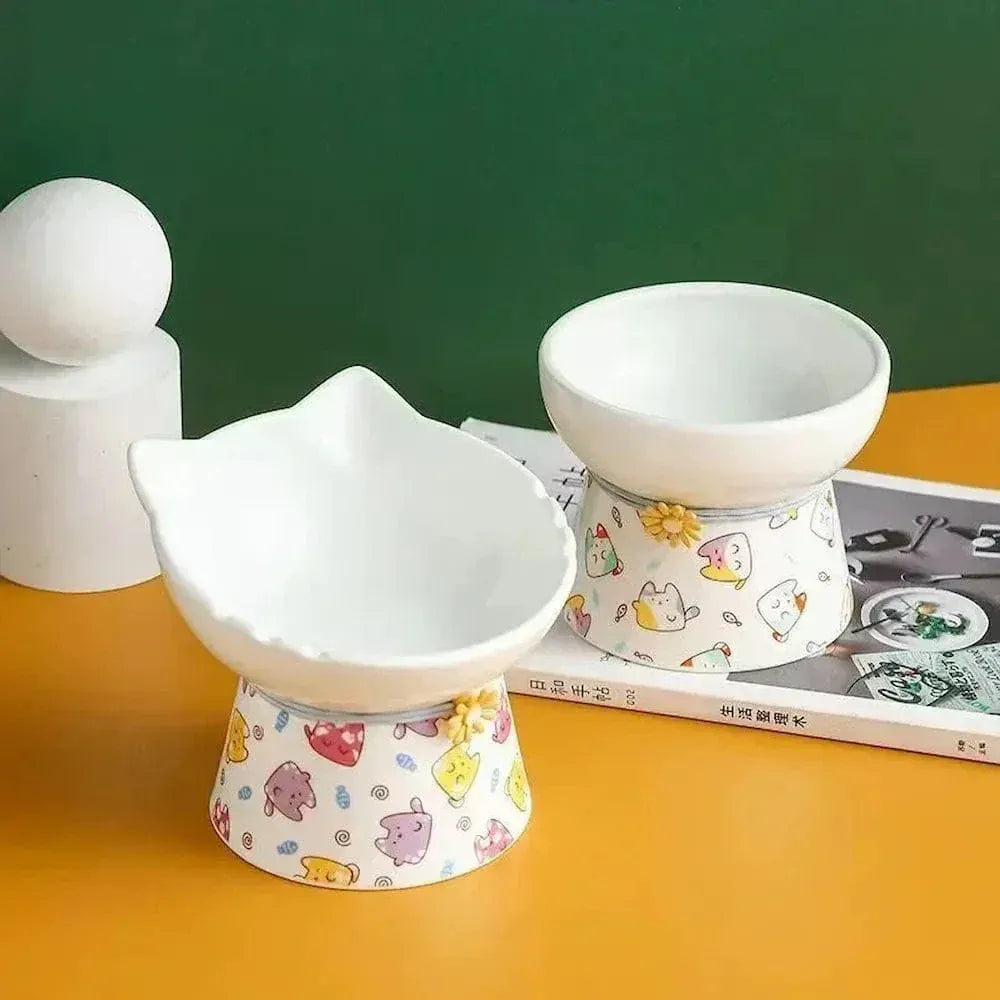 Ceramic cat bowl